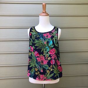 Anthropologie Floral Tank Top- S